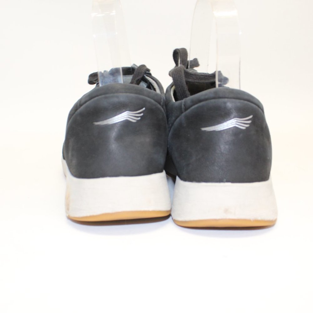 Dansko Shoes Womens 40 US 9.5 Christina Sneaker 4254100302 Black Leather Lace Up - Picture 8 of 11